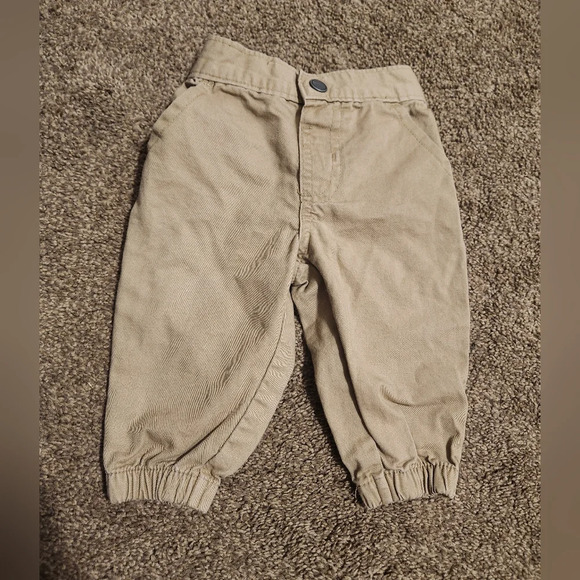 Garanimals 3-6 Months Tan Boy's Casual Pants - Picture 3 of 6